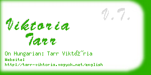 viktoria tarr business card